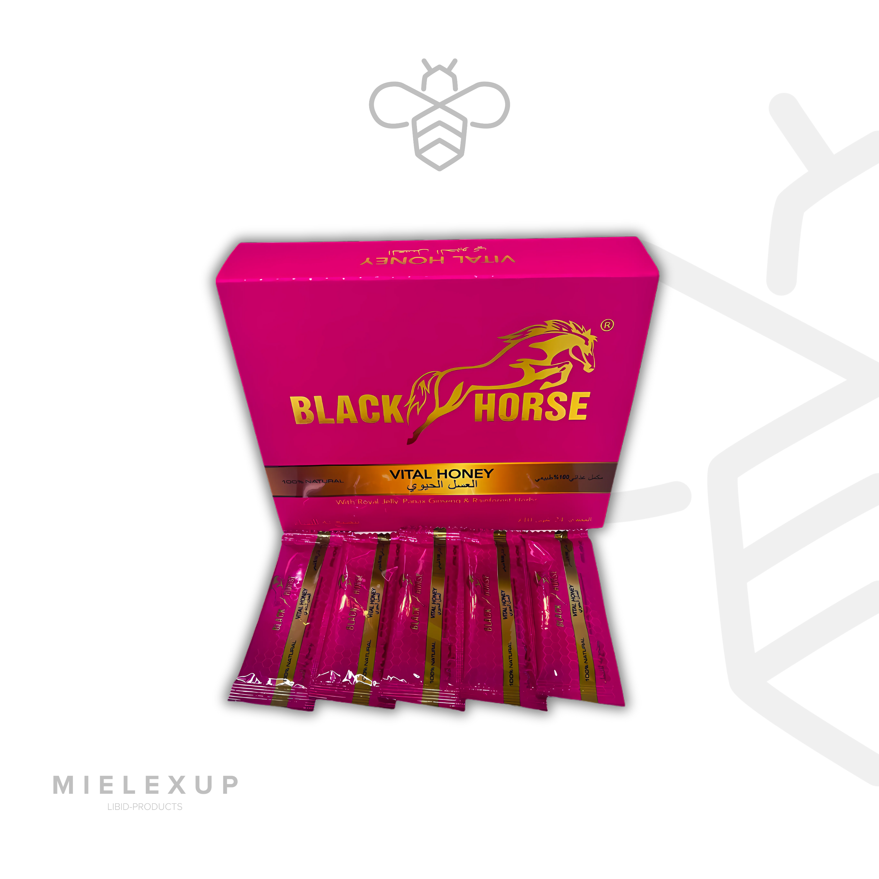 Black Horse Pink Mujeres